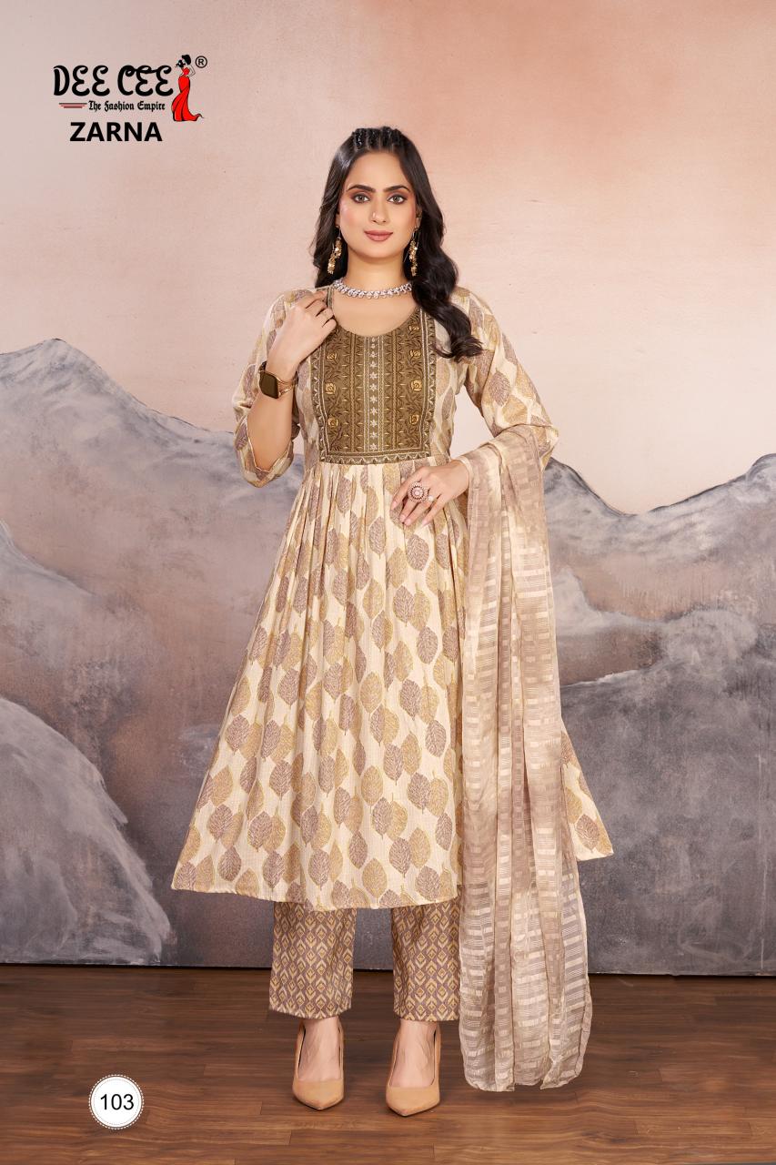 Deecee Zarna catalog designer kurtis ebay india