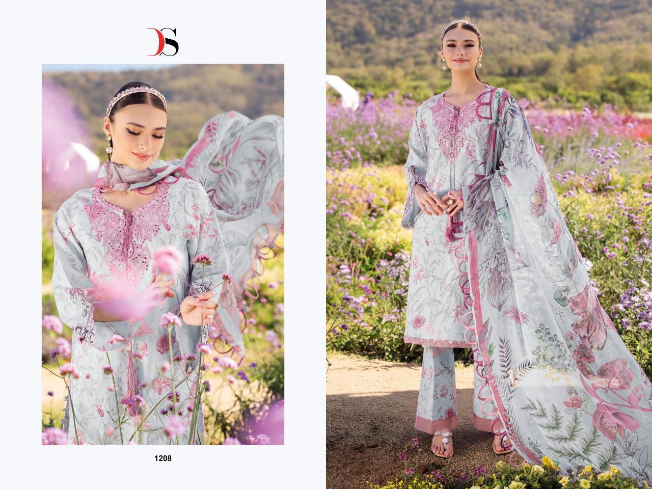 Deepsy Jade Urban 25 Vol 3 catalog Chiffon Dupatta wholesale pakistani suite