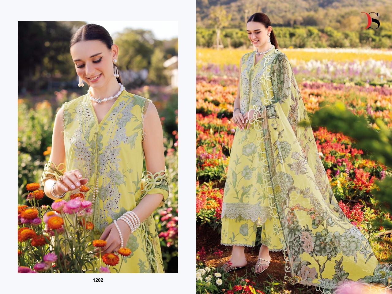 Deepsy Jade Urban 25 Vol 3 catalog Chiffon Dupatta wholesale pakistani suite
