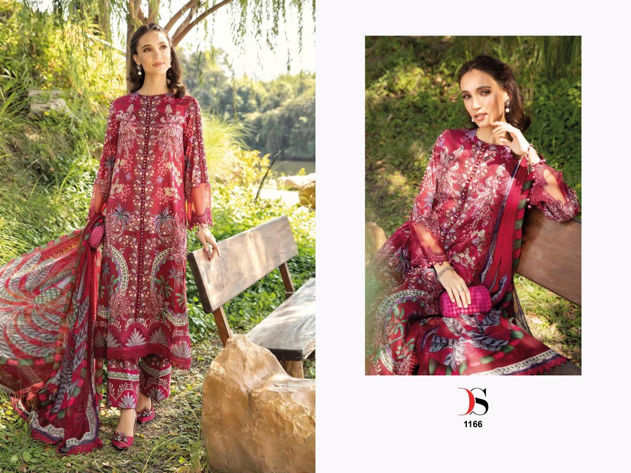 Deepsy Maria B Mprints 25 Catalog Cotton Dupatta wholesale ladies salwar kameez