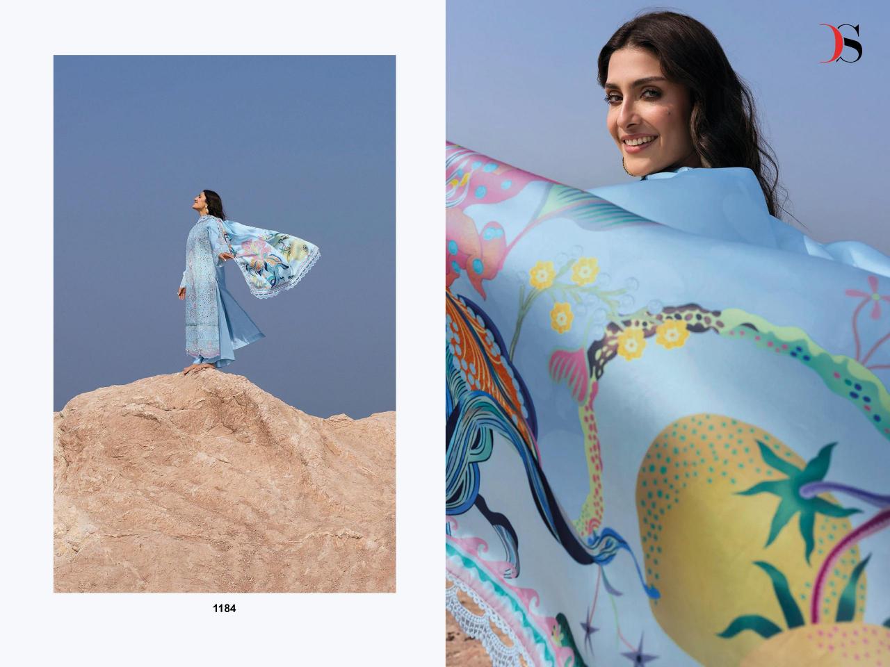 Deepsy Sirene Luxury Lawn 25 Vol 2 Catalog pakistani suit designs work