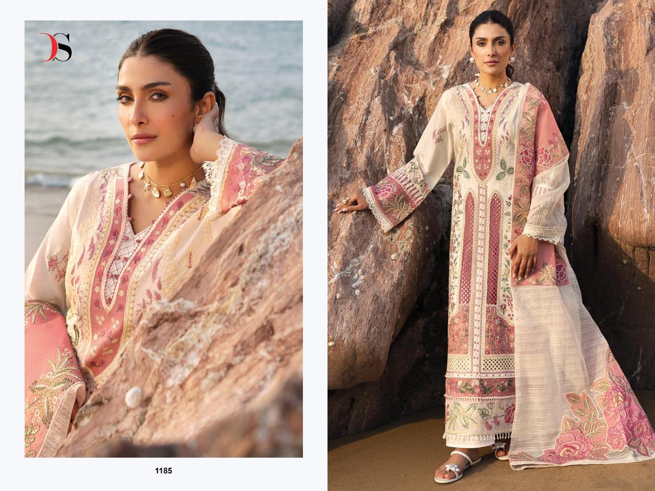Deepsy Sirene Luxury Lawn 25 Vol 2 Catalog pakistani suit designs work