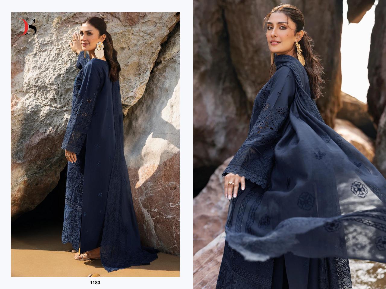 Deepsy Sirene Luxury Lawn 25 Vol 2 Catalog pakistani suit designs work