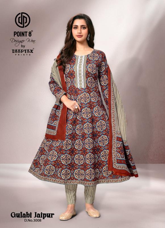 Deeptex Gulabi Jaipur Vol-3 – Anarkali Kurti With Pant & Dupatta - Wholesale Catalog