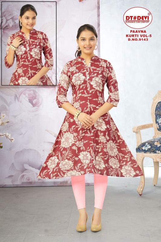 Dt Devi Paavna Vol 5 catalog kids wear wholesales