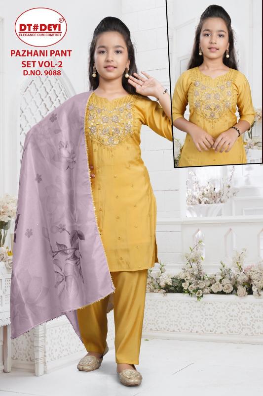 Dt Devi Pazhani pant set vol 2 9088 catalog kids wear wholesale near me