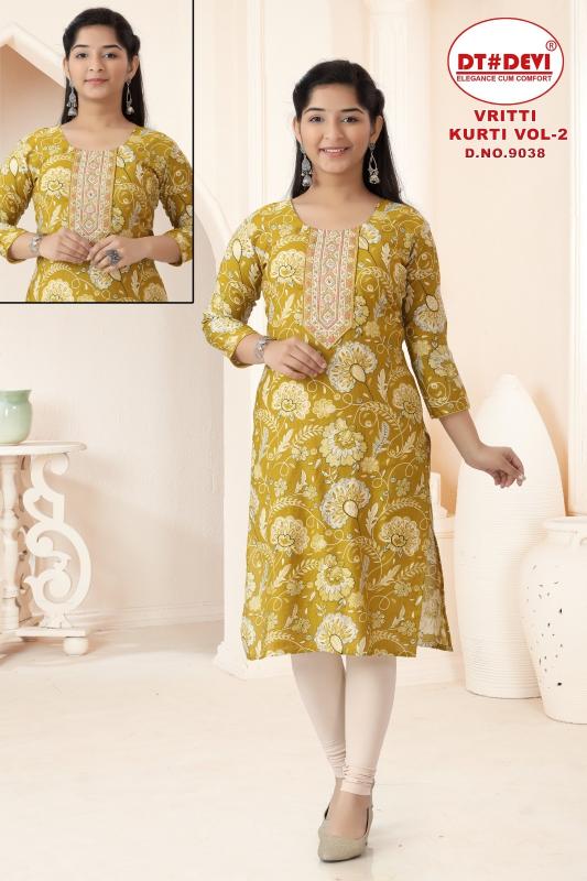 Dt Devi Vritti vol 2 9038 catalog kids wear wholesale indore