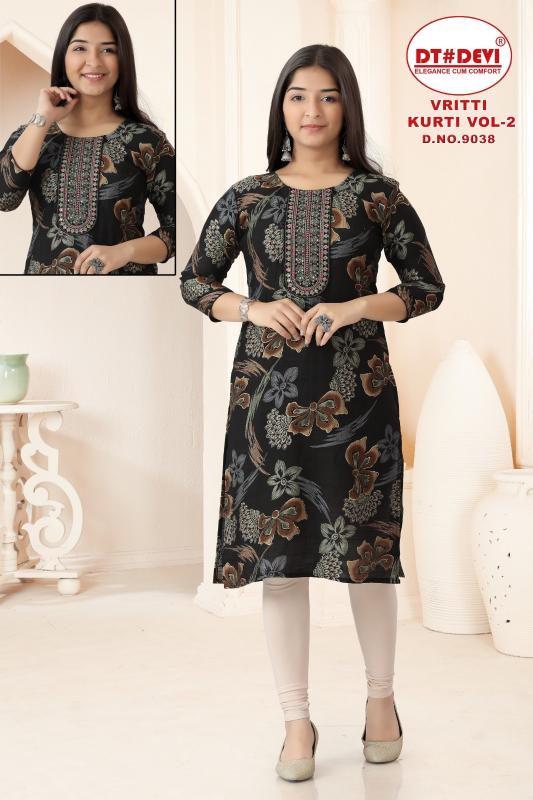 Dt Devi Vritti vol 2 9038 catalog kids wear wholesale indore