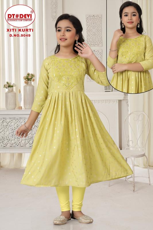 Dt Devi Xiti 9049 catalog wholesale kids western wear