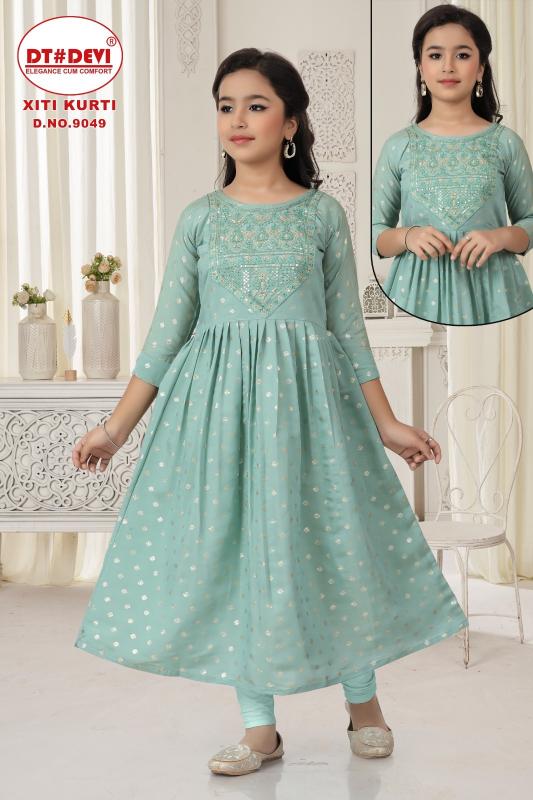 Dt Devi Xiti 9049 catalog wholesale kids western wear