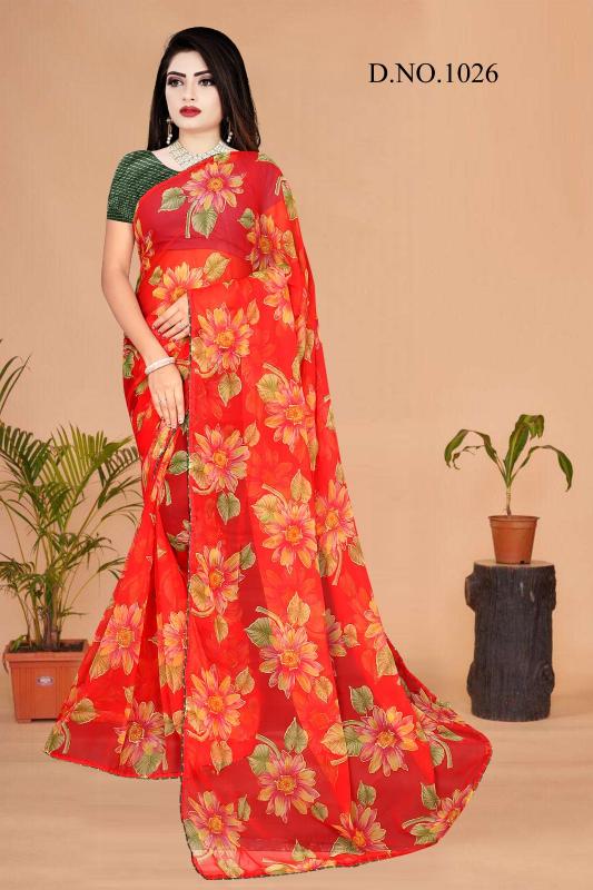 Ethosari Janvi catalog printed saree wholesale 
