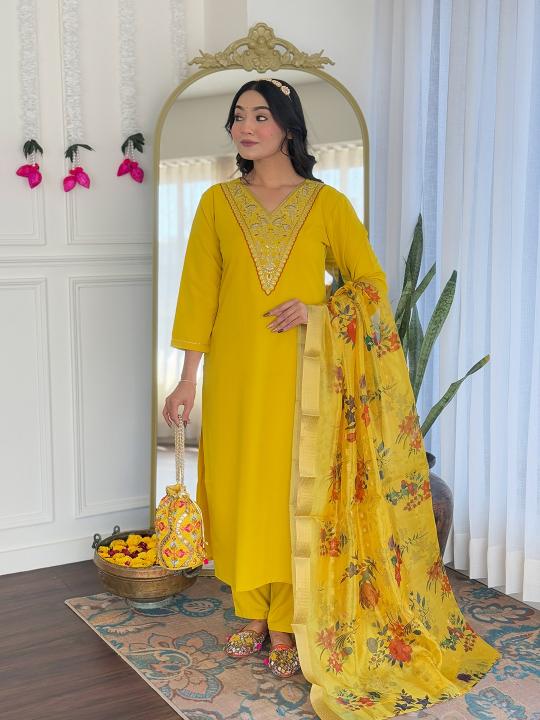 Felocity Lucy catalog indian yellow kurti designs