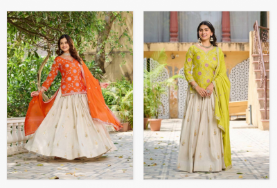 Felocity Luna Vol 54 catalog indian kurti with skirt