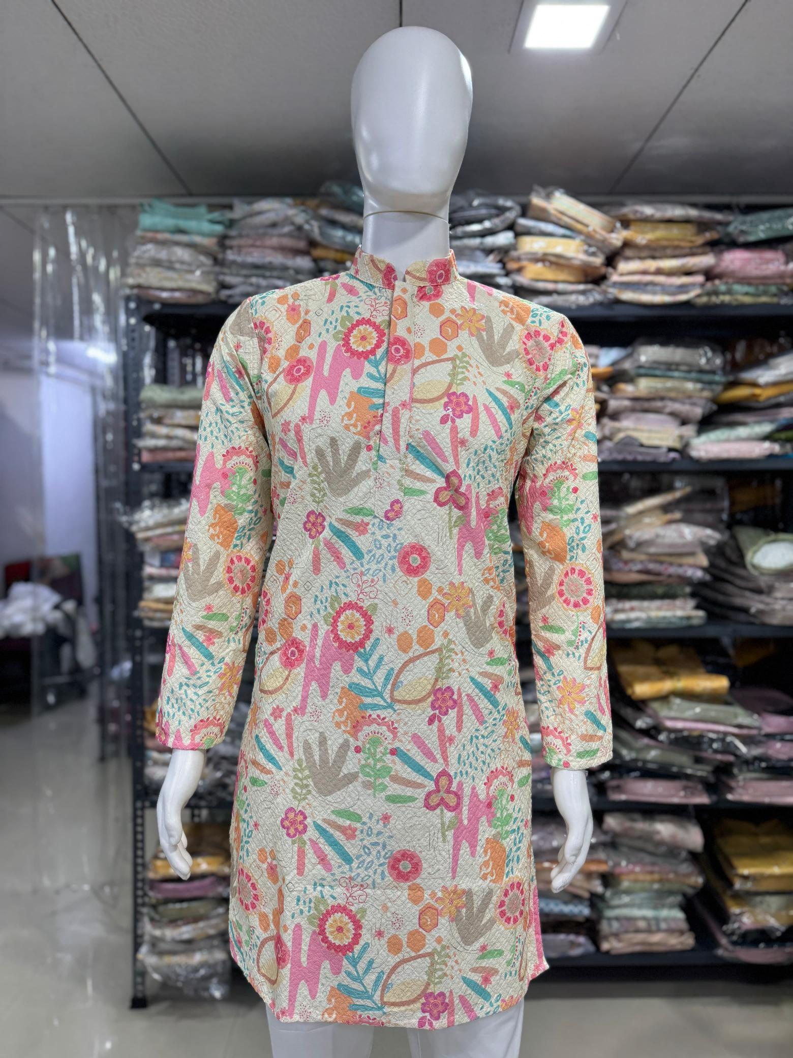 Felocity Meraki catalog party wear mens kurtis online india
