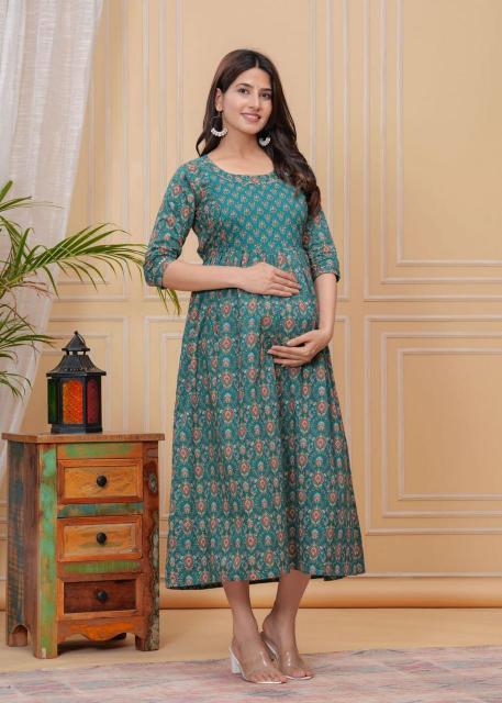 Felocity pure cotton vol 10 catalog anarkali maternity kurti