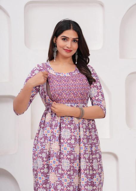 Felocity pure cotton vol 15 catalog maternity anarkali kurtis online india