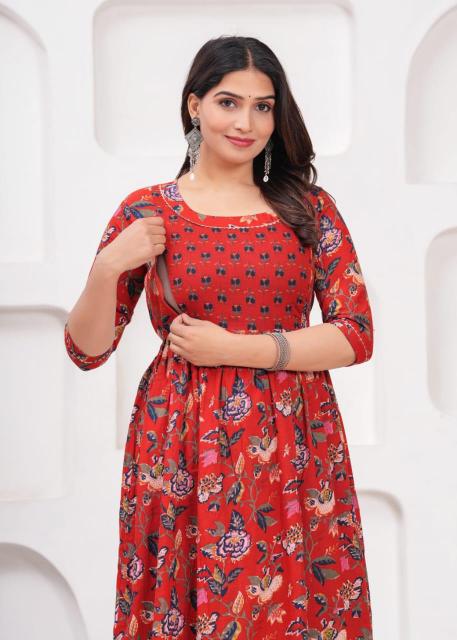 Felocity pure cotton vol 16 catalog maternity anarkali kurtis
