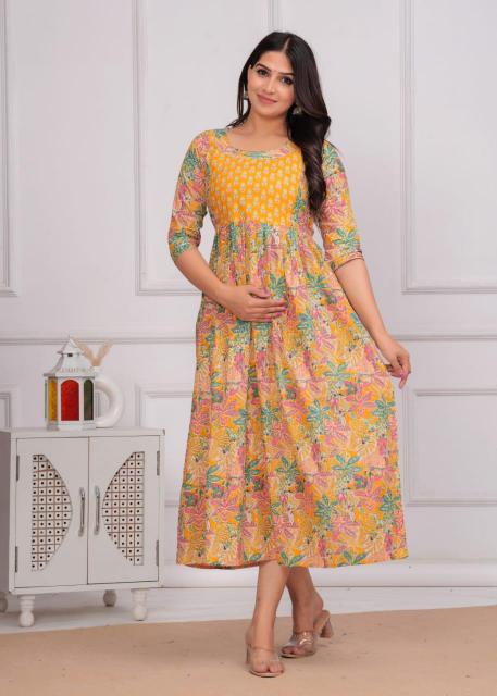 Felocity pure cotton vol 17 catalog maternity kurtis india