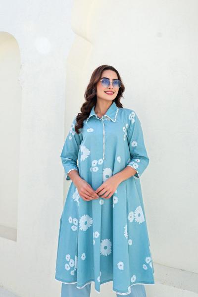Felocity Tanyaa P 313 Catalog collar neck indian kurtis