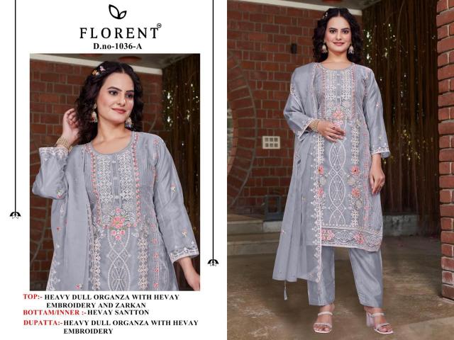 Florent 1036 ABCD Catalog akbar aslam pakistani suit wholesalers