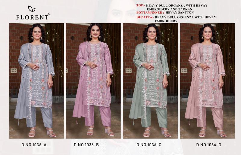 Florent 1036 ABCD Catalog akbar aslam pakistani suit wholesalers