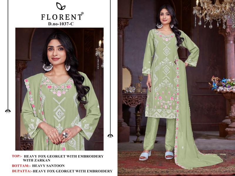 Florent 1037 ABCD Catalog wholesale market for pakistani suits in hyderabad