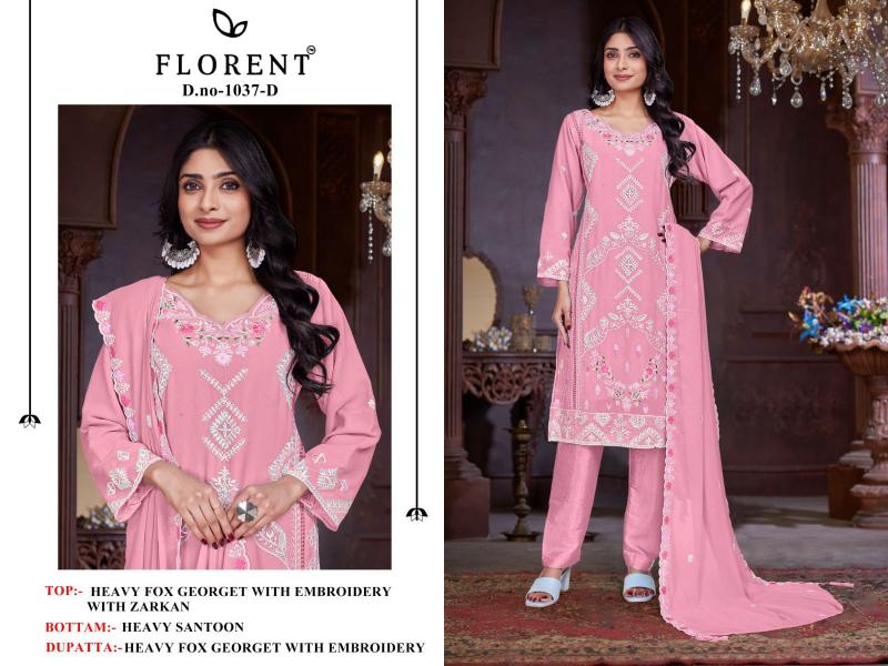 Florent 1037 ABCD Catalog wholesale market for pakistani suits in hyderabad