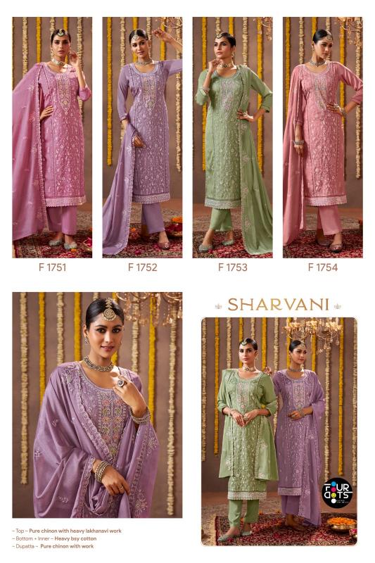 Fourdots Sharvani catalog wholesale dress material high quality