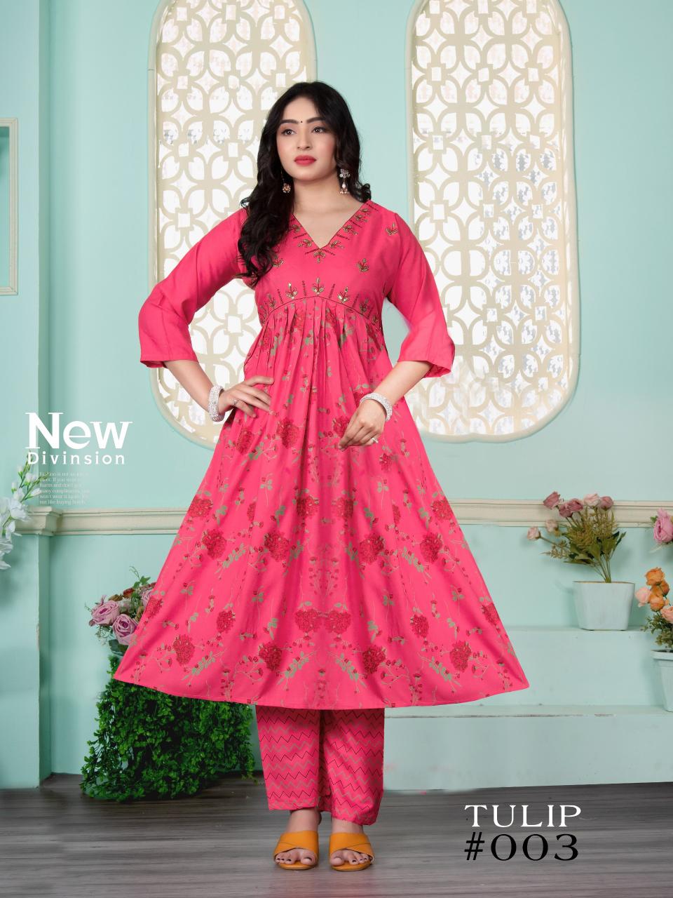 FT Tulip Catalog alia cut kurti india 