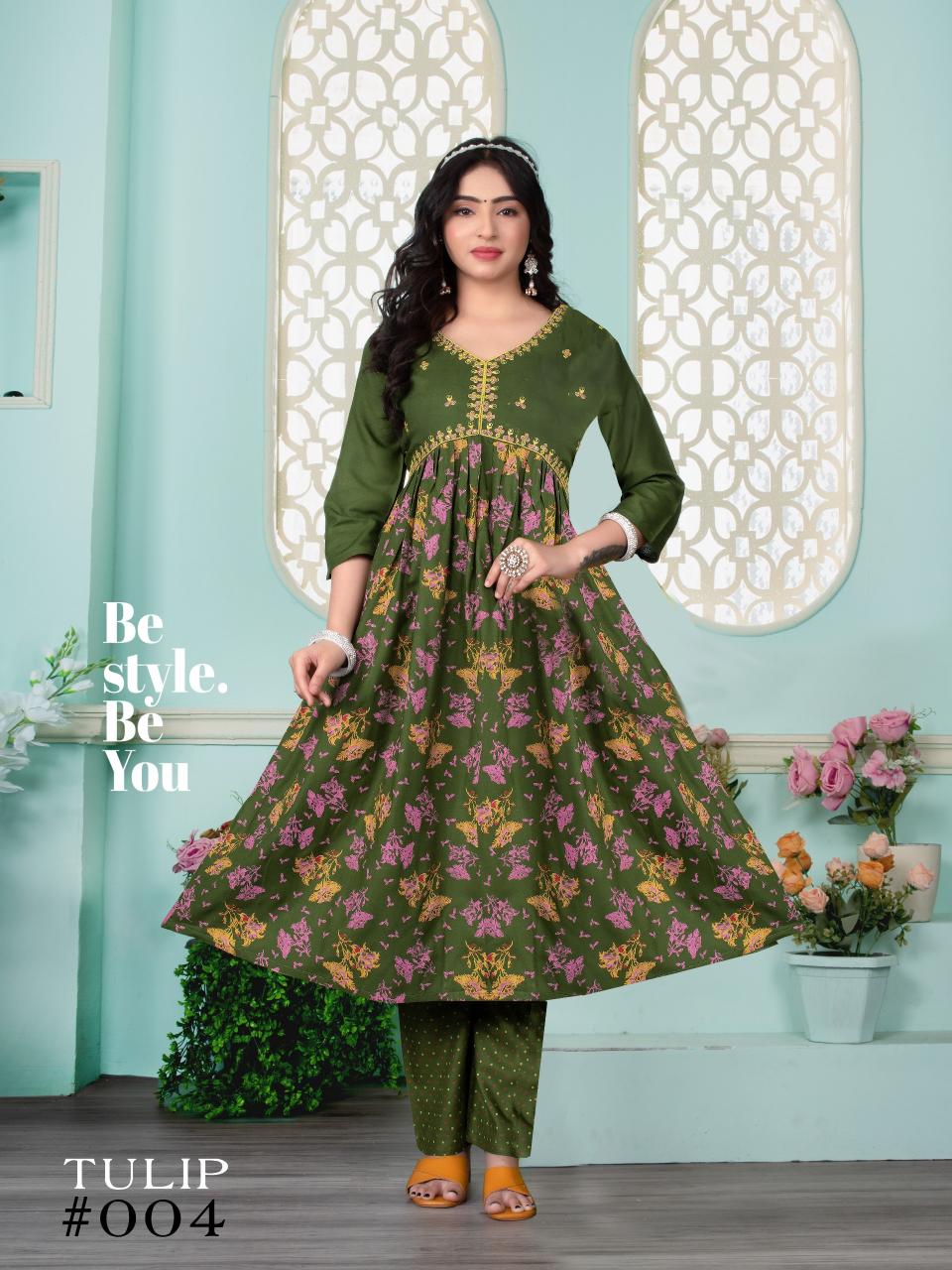 FT Tulip Catalog alia cut kurti india 