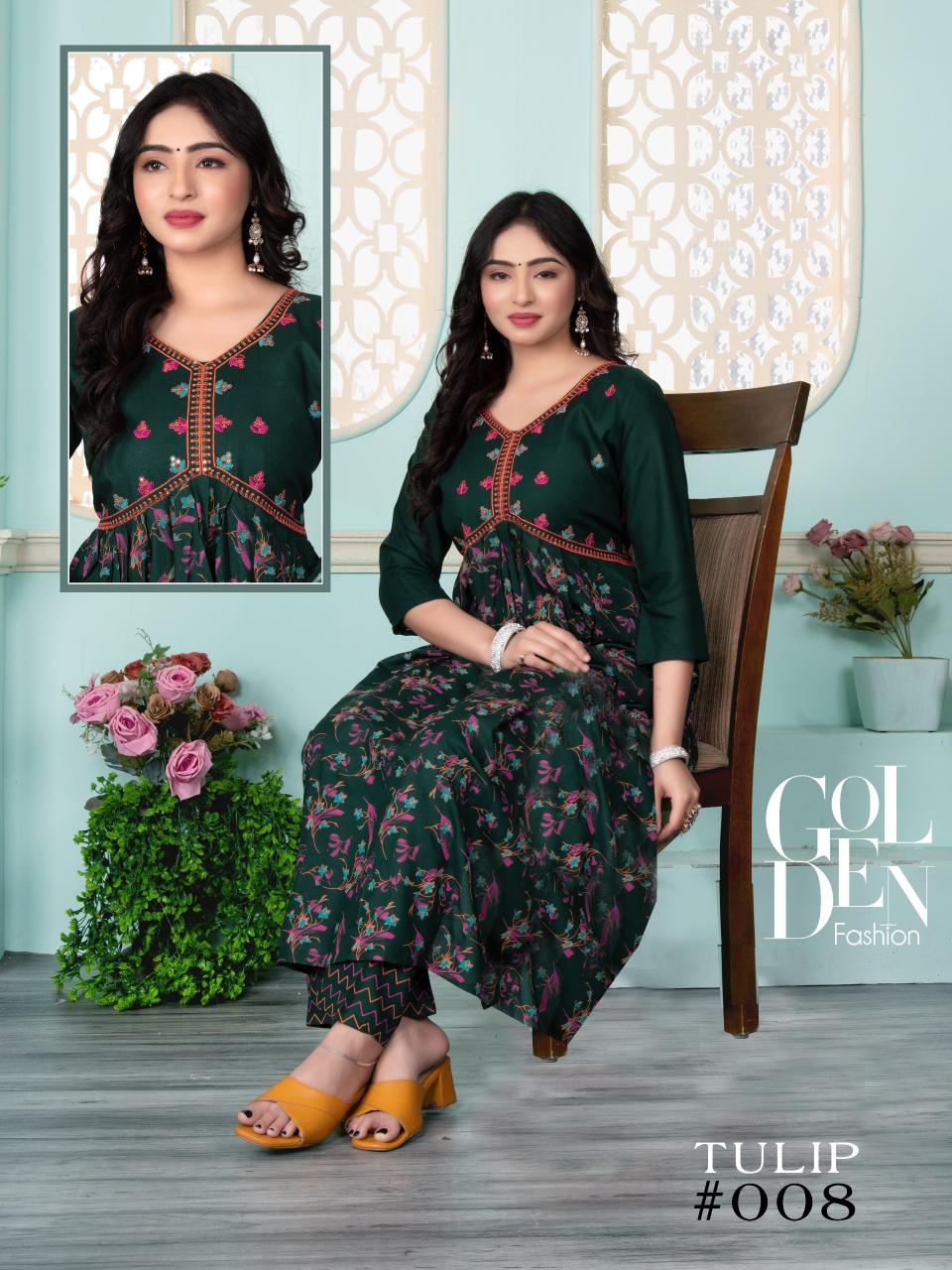 FT Tulip Catalog alia cut kurti india 
