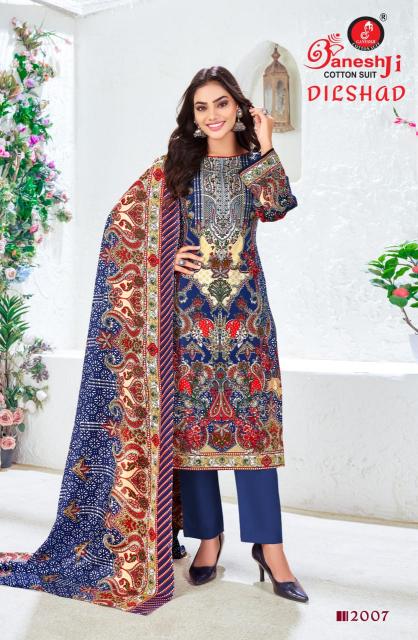 Ganeshji Dilshad Vol-02 – Karachi Dress Material - Wholesale Catalog