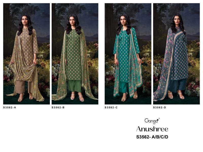 Ganga Anushree 3562 catalog wholesale salwar kameez in usa