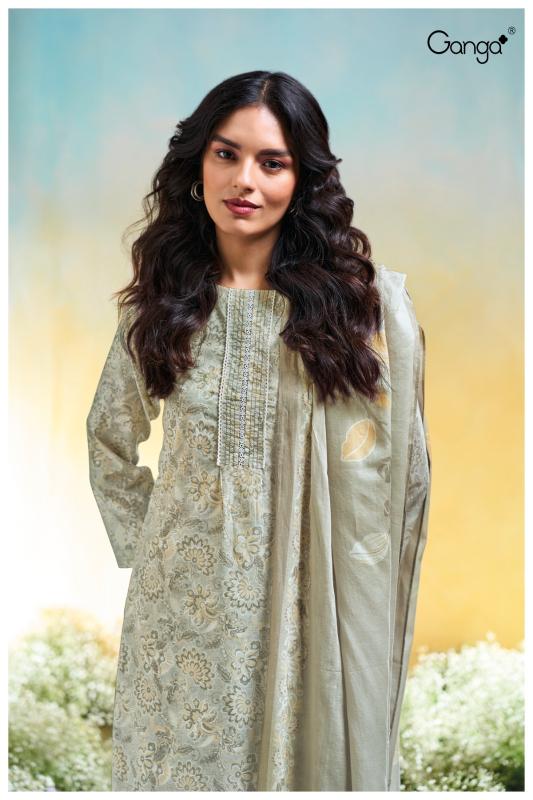 Ganga Anvee 3630 catalog salwar kameez designs catalogue surat