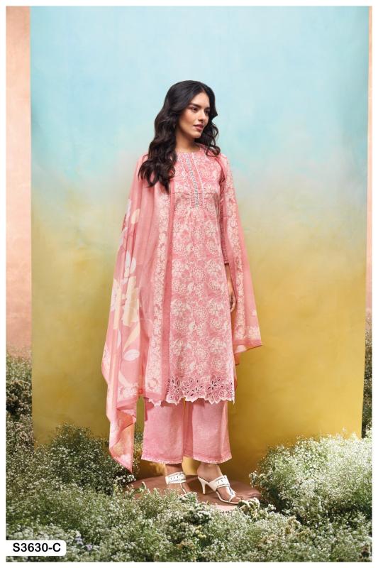 Ganga Anvee 3630 catalog salwar kameez designs catalogue surat