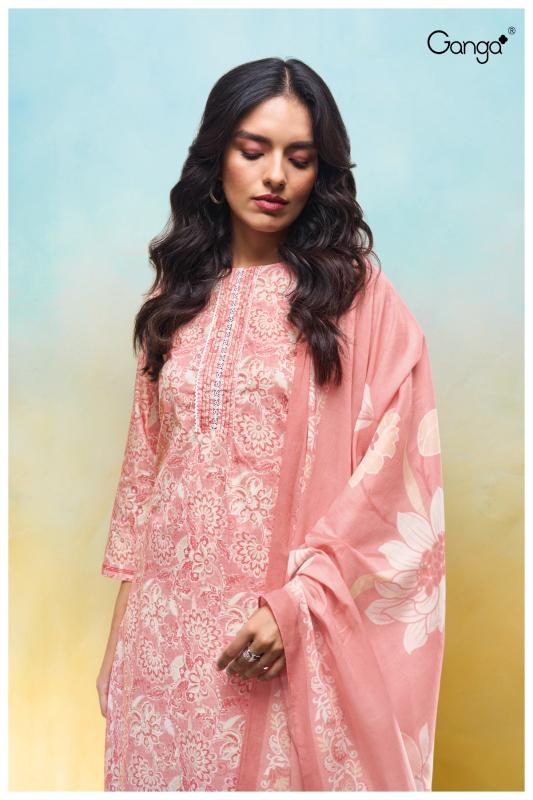 Ganga Anvee 3630 catalog salwar kameez designs catalogue surat