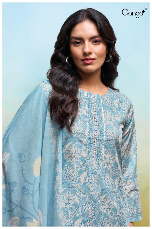 Ganga Anvee 3630 catalog salwar kameez designs catalogue surat