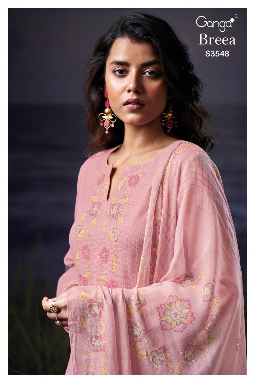 Ganga Breea 3548 catalog surat salwar kameez catalogue