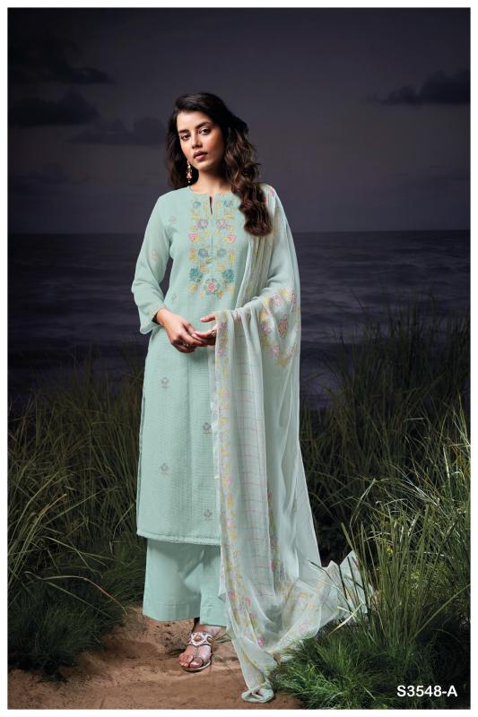 Ganga Breea 3548 catalog surat salwar kameez catalogue