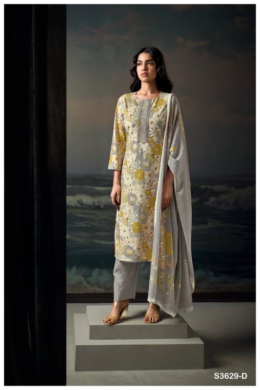 Ganga Chahana 3629 catalog online wholesale wedding salwar kameez