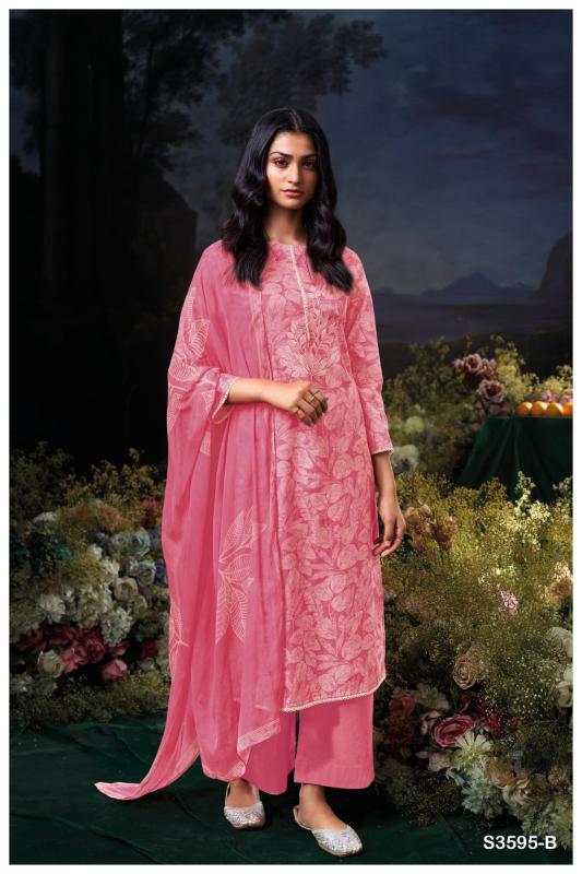 Ganga Chetna 3595 catalog surat salwar kameez online shopping