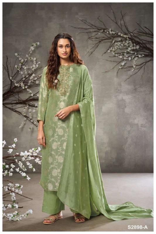 Ganga Chimeg 2898 catalog salwar kameez wholesale surat gujarat