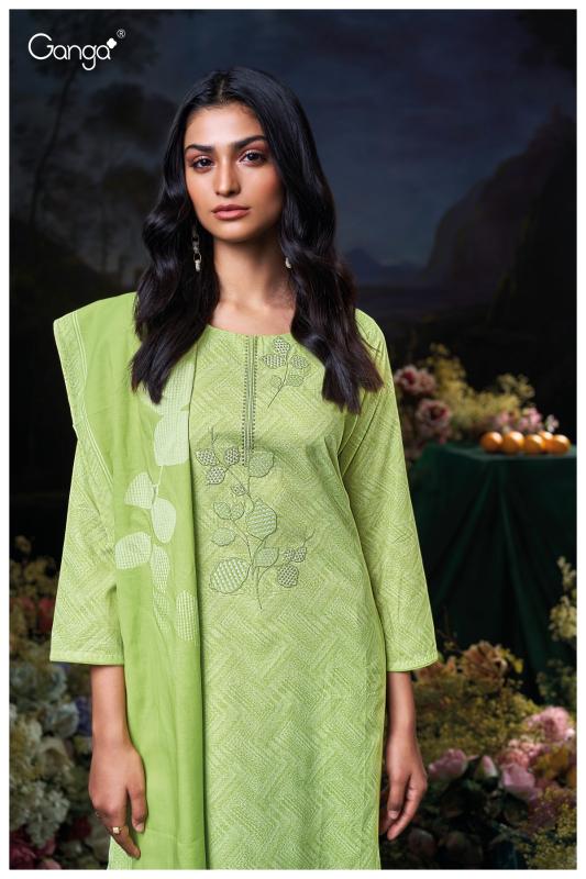 Ganga Divita 3597 catalog wholesale unstitched salwar kameez material
