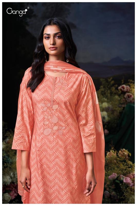 Ganga Divita 3597 catalog wholesale unstitched salwar kameez material