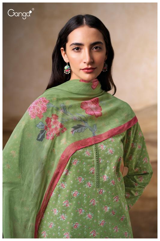 Ganga Erisha 3699 catalog unstitched salwar kameez wholesalers in kolkata 