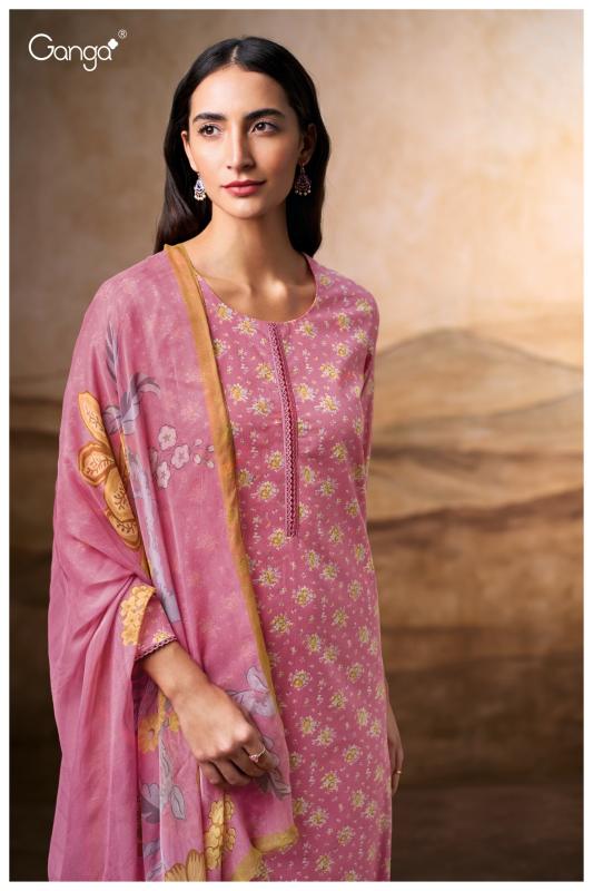 Ganga Erisha 3699 catalog unstitched salwar kameez wholesalers in kolkata 
