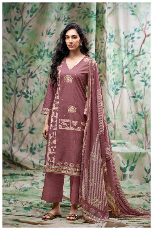Ganga Ezvika 3673 catalog wholesale unstitched salwar kameez material in bangalore