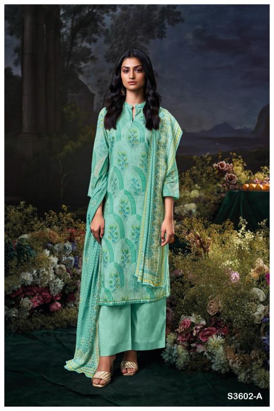 Ganga Gigi 3602 catalog mumbai salwar kameez wholesalers