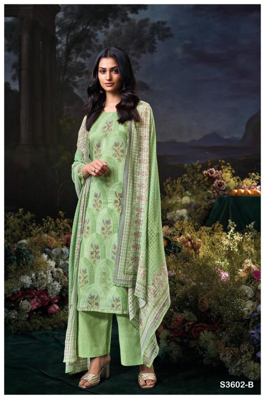 Ganga Gigi 3602 catalog mumbai salwar kameez wholesalers