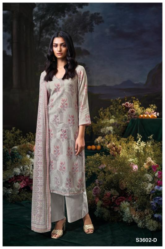 Ganga Gigi 3602 catalog mumbai salwar kameez wholesalers